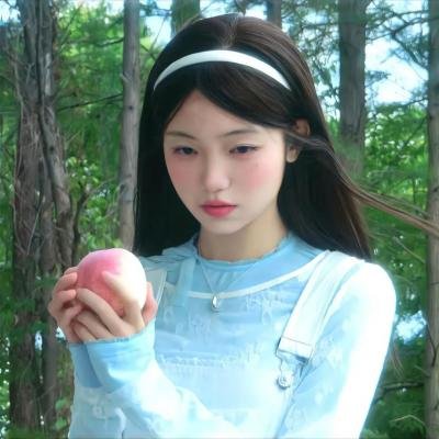 蓝天花朵
